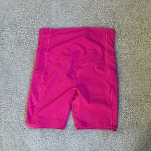 Fabletics Maternity Pink Shorts